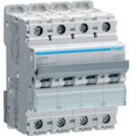 Hager MCB- Disjunctor 4P,  25A, 10kA, curba D, 4M, Bi-Connect