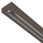 Track System monofazat- Sina universala 2 linii, 240V, aparent, negru, 2m