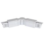 Track System trifazat- Sina 4 linii/3 circuite, Conector alimentare tip "L", variabil, 240V, alb
