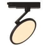 Track Light trifazat- Proiector LED 18W, 3000K (alb cald), 240V, negru, MY-080, PLUS
