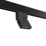 Track Light magnetic- Proiector LED Liniar 12W, 3000K (alb cald),  48V DC, negru, Flicker Free, PRO