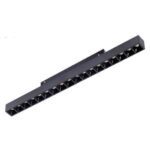 Track Light magnetic- Proiector LED Liniar 24W, 3000K (alb cald),  48V DC, negru, Flicker Free, PRO