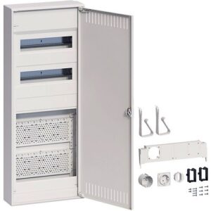 Hager Volta Multimedia- Tablou Electric Hibrid  24 module, aparent, usa metalica, priza Schuko, IP30