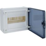 Hager Golf- Tablou electric   8 module, aparent, usa transparenta, IP40