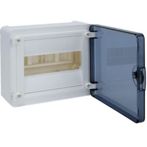 Hager Golf- Tablou electric   8 module, aparent, usa transparenta, IP40