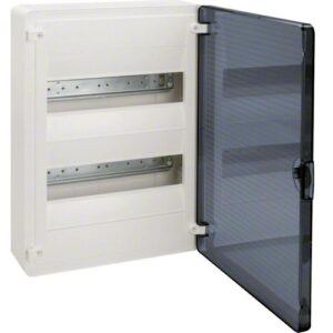 Hager Golf- Tablou electric  24 module, aparent, usa transparenta, IP40