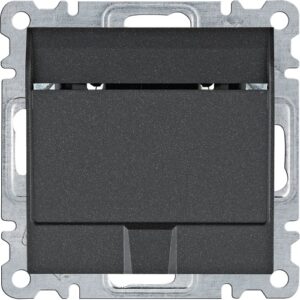 Lumina Soul- Intrerupator Acces Card Hotel (mecanism cu tasta frontala), iluminat, negru