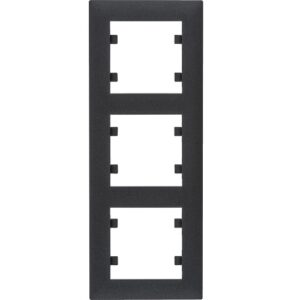 Lumina Intense- Rama 3 aparate, vertical, negru