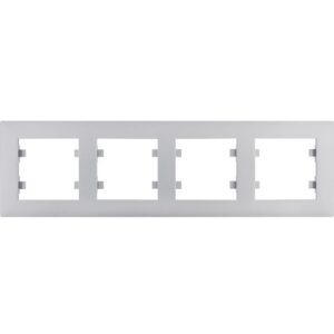 Lumina Intense- Rama 4 aparate, orizontal, argintiu