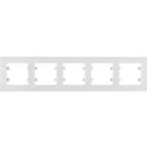 Lumina Intense- Rama 5 aparate, orizontal, alb lucios