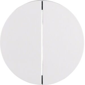 Berker- Tasta Frontala Intrerupator dublu, alb polar lucios, R.1/R.3/R.8