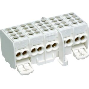 Hager- Bloc distributie 5P,  80A, 2x25/2x16mm², 6M