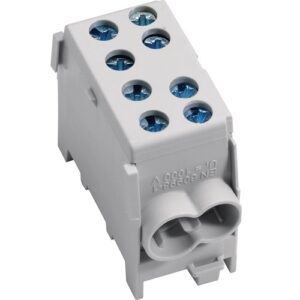 Hager- Bloc distributie 1P, 100A, 2x35/2x25mm², gri, 1.5M