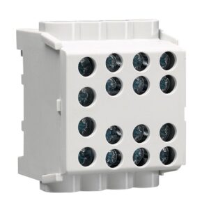 Hager- Bloc distributie 1P, 100A, 2x35/6x25mm², gri, 2.5M