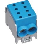 Hager- Bloc distributie 1P, 160A, 2x70/2x50mm², albastru, 2M