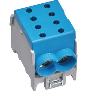 Hager- Bloc distributie 1P, 160A, 2x70/2x50mm², albastru, 2M