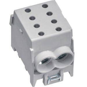 Hager- Bloc distributie 1P, 160A, 2x70/2x50mm², gri, 2M