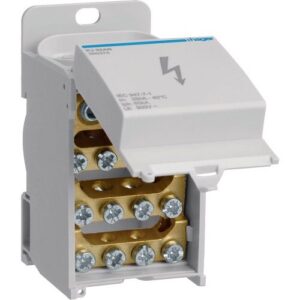 Hager- Bloc distributie 1P, 250A, 1x120/1x50/4x16/8x25mm², capac detasabil, 2.5M
