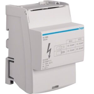 Hager- Bloc distributie 4P, 100A, 2x25/5x16mm², capac detasabil, 4M