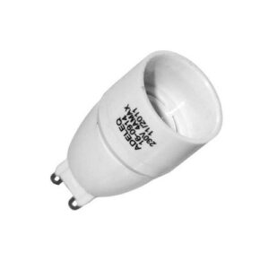 Adaptor dulie G9/E14, alb