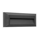 Corp Iluminat LED 2W, 3000K (alb cald),  80x230, grafit, aparent, IP65
