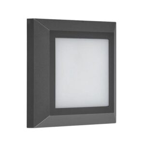 Corp Iluminat LED 4W, 3CCT (alb cald/neutru/rece), 125x125, grafit, aparent, IP65