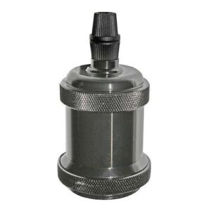 Dulie E27, aluminiu, decorativa, cu inel, grafit