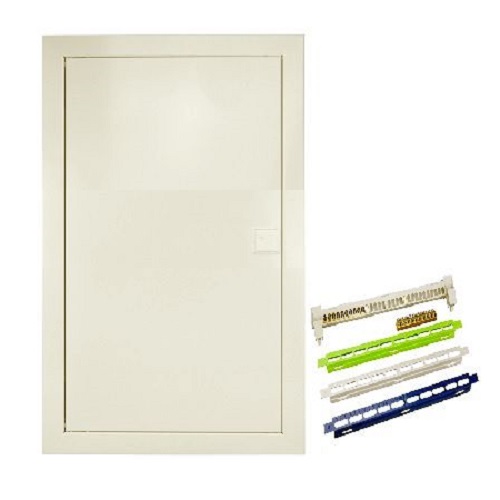 Schrack AMPARO- Tablou electric 24 (2x12) module, incastrat, usa metalica, IP40 - imagine 2