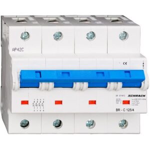 Schrack MCB BR- Disjunctor 4P, 125A, 10kA, curba C, 6M