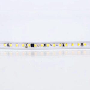 Banda LED SMD  7,5W, 220V, 6500K (alb rece), 180 LED/m, 5mm, Dimabila, IP44, PRO (rola 10ml)