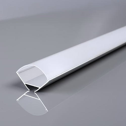 Profil Banda LED 30x30, Aluminiu, cu dispersor, de colt dublu, aparent, IP44, PLUS (2ml)