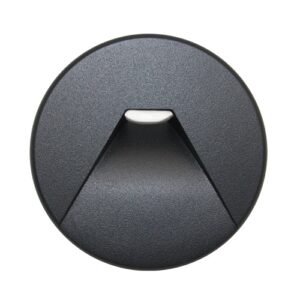 Spot LED 3W, 3CCT (alb cald/neutru/rece), 230V, rotund, negru, incastrat, IP44