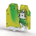 AVK 10 T- Clema sir 10mm², conexiune surub, impamantare, galben/verde