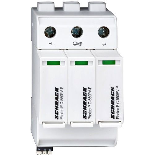 Schrack SPD- Descarcator supratensiune tip 2, 3P, 1000V DC/20kA, 3M