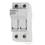 Schrack- Separator modular Port fuzibil 2P,  32A,  690V AC, 10x38mm, 2M