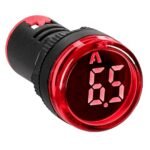Schrack- Ampermetru Digital 0-100A AC, rotund, rosu
