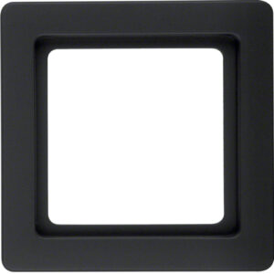 Berker Q.1- Ramă 1 aparat, antracit catifelat