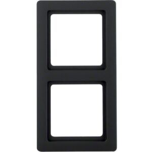 Berker Q.1- Ramă 2 aparate, antracit catifelat