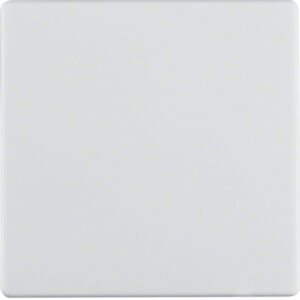 Berker- Tastă Frontală Întrerupător, alb polar catifelat, Q.1/Q.3/Q.7/Q.9