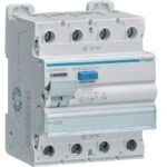 Hager RCCB- Întrerupător Diferențial 4P (3P+N),  80A, 500mA, 10kA, tip A, 4M, Bi-Connect