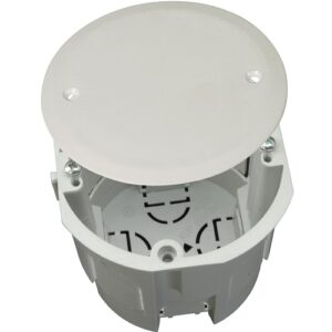Doză aparat rotundă încastrată Ø71x73mm interconectabilă cu capac IP20, SEZ | 6400-211/3