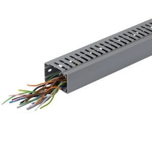 Hager BA7- Canal cablu PVC,  25x 40, perforat, cu capac (2ml)