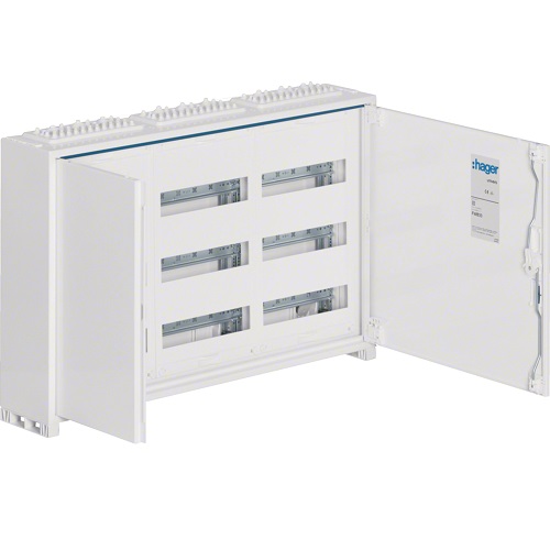 Tablou metalic aparent 108 module 500x800x165mm IP44, Hager Univers | FWB33S