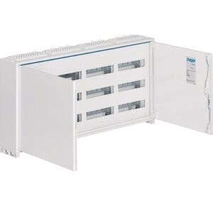 Tablou metalic aparent 144 module 500x1050x165mm IP44, Hager Univers | FWB34S