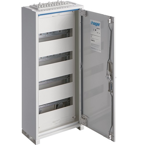Tablou metalic aparent 48 module 650x300x165mm IP44, Hager Univers | FWB41S