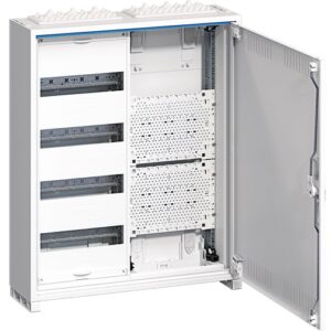 Tablou hibrid metalic multimedia 48 module aparent 650x550x165mm IP31, Hager Univers | FWB42K1