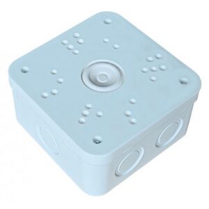 Doză derivație 100x100x55mm, camere supraveghere video / CCTV, pătrată, aparentă, IP54
