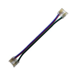Conector cu cablu bandă LED COB RGBW 12mm IP44, Eurolamp | 145-72952