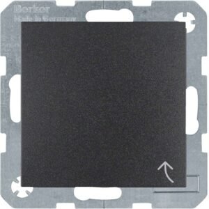 Mecanism Priză Schuko 16A cu capac rabatabil și protecție copii antracit mat IP44, Berker S.1 B.3 și B.7 | 47241606