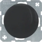 Mecanism Priză Schuko 16A cu capac rabatabil și protecție copii negru lucios IP20, Berker R.1 R.3 și R.8 | 47512045